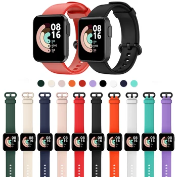 Silikon Smartwatch Yedek parça Spor Bilek Watchband Xiaomi Mi İzle Lite / Redmi Kayış Akıllı Bileklik Bandı Aksesuarları
