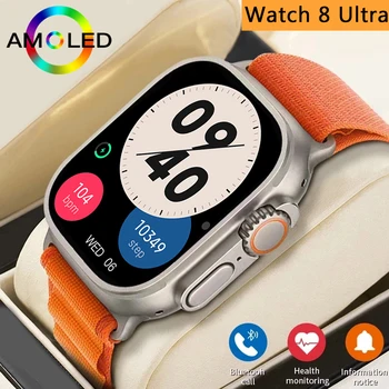 Yeni akıllı saat DT8 Ultra NFC GPS Parça 49mm Erkek Kadın Smartwatch Serisi 8 Termometre BluetoothCall Su Geçirmez Spor Apple İçin