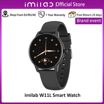 IMILAB W11L akıllı saat Kadın Bayan Smartwatch Kalp Hızı SpO2 adımsayar uyku monitörü IP68 Spor Spor İzci Bilezik Hediye