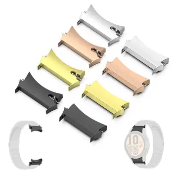 2 adet 20mm Paslanmaz Çelik saat kayışı Konnektörleri Samsung Galaxy Watch4 / Watch4 Klasik Band Kayışı Adaptörü İzle Aksesuarları