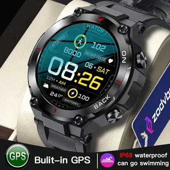 GPS akıllı izle Erkekler Spor Spor Bilezik Uzun Bekleme Sağlık Monitör Saatler Kadınlar IP68 Su Geçirmez Smartwatch Xiaomi 2022