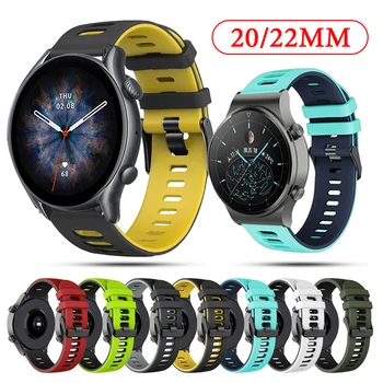 20mm 22mm kordon akıllı saat kayışı Amazfit GTR 3 Pro / huawei gt 2 pro / xiaomi izle renkli / Samsung galaxy watch4 40mm 44mm Correa