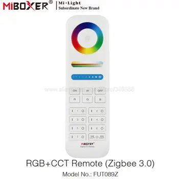 MiBoxer FUT089Z RGB + CCT Uzaktan Kumanda (Zıgbee 3.0) 7 Bölgeleri Kontrol RGB + CCT Zıgbee 3.0 serisi led ışık