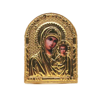 Ortodoks Simgeler Kilise Eşyaları Çapraz Meryem Ana Ev Dekorasyon