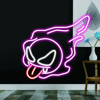 Anime Neon Burcu Gaz Neon ışık sanat dekoru İşareti Cadılar Bayramı Koleksiyonu Moda Hediye Dekor Oyun Odası Ev Yatak Odası Bar Dükkanı Neon