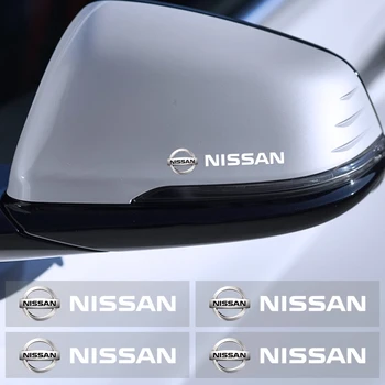 3D UV Çıkartmalar araba logosu dekorasyon çıkartması çıkartmaları Nissan Qashqai X J10 J11 Trail Tiida Teana Juke X-trail Almera