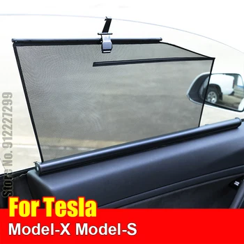 Tesla Model - X için Model-S Güneşlik Otomatik Kaldırma Aksesuarı Pencere Kapağı Güneşlik Perde Gölge