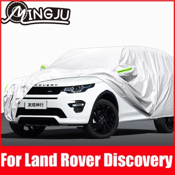 Tam Araba Kapakları SUV Güneş Kar Yağmur Koruyucu Kapak Land Rover Discovery Spor 2010-2021 İçin Oxford kumaş Aksesuarları