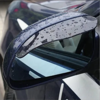 2 Adet Araba yan Ayna su geçirmez Güneşlik Yağmur Kaş Aksesuarları Chrysler 200 300 için 300C 300M ASPEN CİRRUS CONCORDE