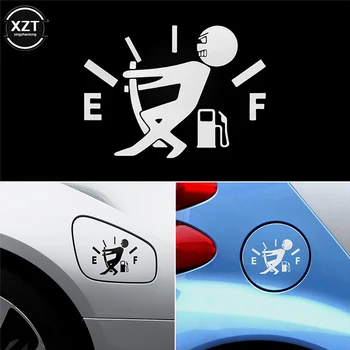 3D Araba Sticker 13 * 9.5 cm Yüksek Gaz Tüketimi Çıkartması Yakıt Ölçer Boş Etiket Araba Komik Çıkartmalar ve Çıkartmaları vinil araba Styling