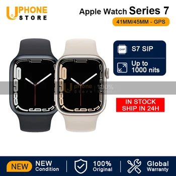 YENİ APPLE Watch Serisi 7 Smartwatch Kan Oksijen watchOS 8 iWatch 7 GPS