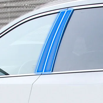 Lexus RX 300 için 350 450h 2016-2020 Otomobil koruyucu film B-pillar çizilmeye dayanıklı TPU şeffaf film güçlendirme aksesuar