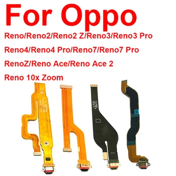 USB şarj aleti şarj portu dock konektör esnek kablo Oppo Reno Z 2 3 4 7 Pro ACE 2 10x Zoom Yedek Parçalar