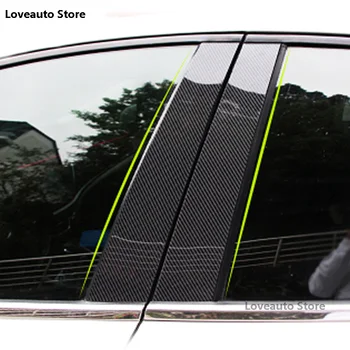Jeep Renegade 2021 2020 2019 için 2015 Araba Pencere Merkezi Sütun B C Pillar Kapak Trim Pervaz Sticker Dış Pencere Çerçevesi