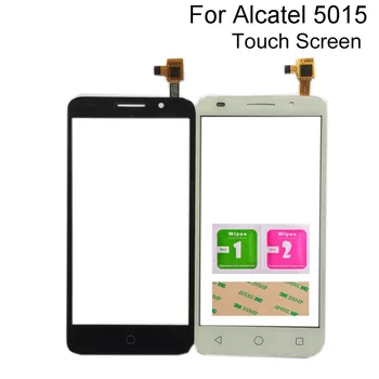 Alcatel Pixi 3 Için dokunmatik Ekran OT5015 5015 5015E 5015A 5015D 5015X 5016A sayısallaştırma paneli Sensörü Araçları 3 M Tutkal Mendil Dokunmatik