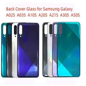 10 ADET Samsung Galaxy A02S A03S A10S A20S A21S A30S / A307F A50S / A507F A70S Arka kapak Cam Pil Kapağı Arka Kapı Kapağı