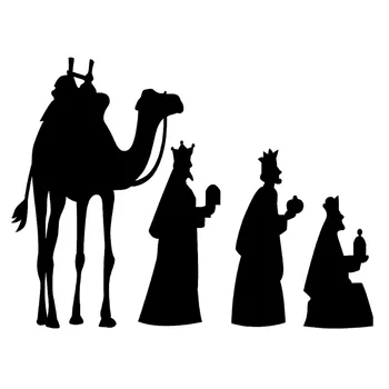 Noel Camel3 Bilge Erkekler Karikatür Yüksek Kaliteli Araba Sticker PVC Moda Oto Dekorasyon Su Geçirmez Çıkartması Özelleştirilebilir 18cm * 13cm