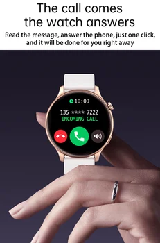 Xiaomi 2022 yeni moda akıllı izle tam ekran dokunmatik Bluetooth Çağrı NFC Spor Bayanlar Kalp Hızı Smartwatch IOS Android için
