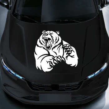 22011 # Yaratıcı Araba Sticker Kızgın Ayı Tampon Cam Oto Çıkartması Dekorasyon Zarif Su Geçirmez