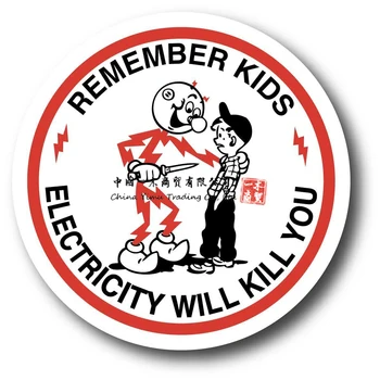 Reddy Kilovat Bıçak Çocuk Elektrik Öldürür Alet Kutusu Araba Daire çıkartma