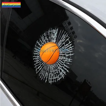 Sıcak Satış İyi Mal Araba Kişilik Komik 3D Stereo Sticker Arka Cam Arka Cam Dekorasyon Beyzbol Basketbol
