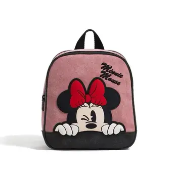 Disney Mickey Mouse çocuk Çantası Kawaii Karikatür Sırt Çantası Mickey Minnie Mouse Desen Kız Erkek Anaokulu Schoolbag Hediye