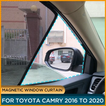 Manyetik Araba Güneş Gölge Yan pencere şemsiyeleri Toyota Camry 2021 2020 İçin 4 ADET Ön Arka Pencere Perde Visor Camry 2018 2019