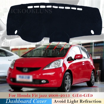 Dashboard Kapak Koruyucu Ped Honda Fit Caz 2008~2013 için Araba Aksesuarları Dash Kurulu Güneşlik Halı GE6 GE7 GE8 GE9 2010