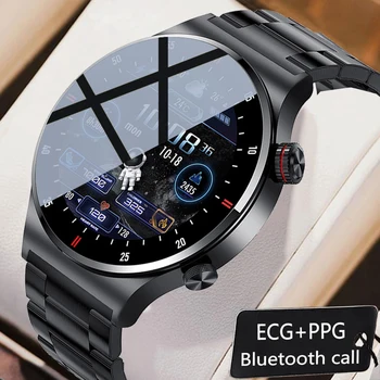 KAİMORUİ EKG + PPG Bluetooth Çağrı Akıllı izle erkekler 2022 spor bilezik NFC Özel Watchface Erkekler SmartWatch Huawei Xiaomi İçin telefon